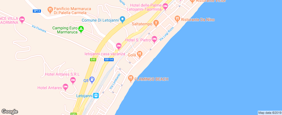Отель Antares Le Terrazze на карте Италии