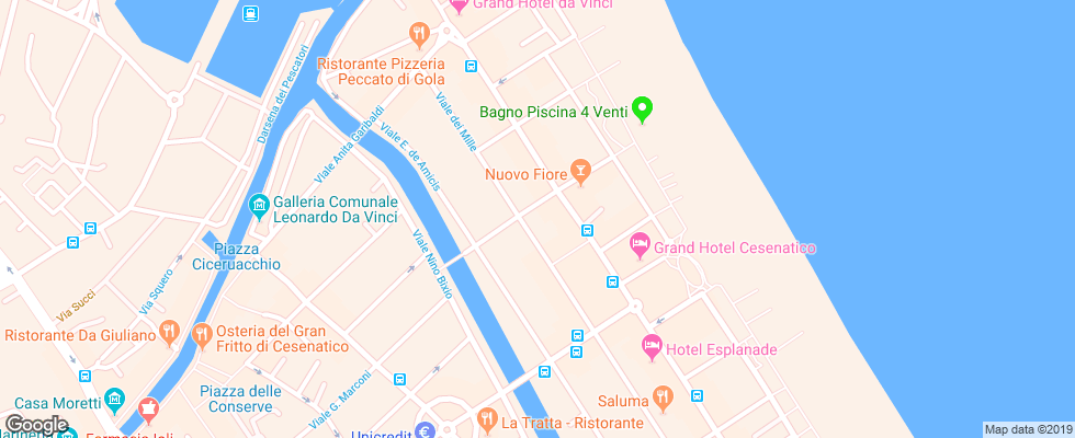 Отель Antonia на карте Италии