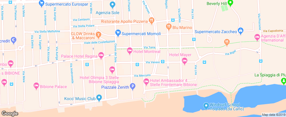 Отель Appartamenti 3C на карте Италии