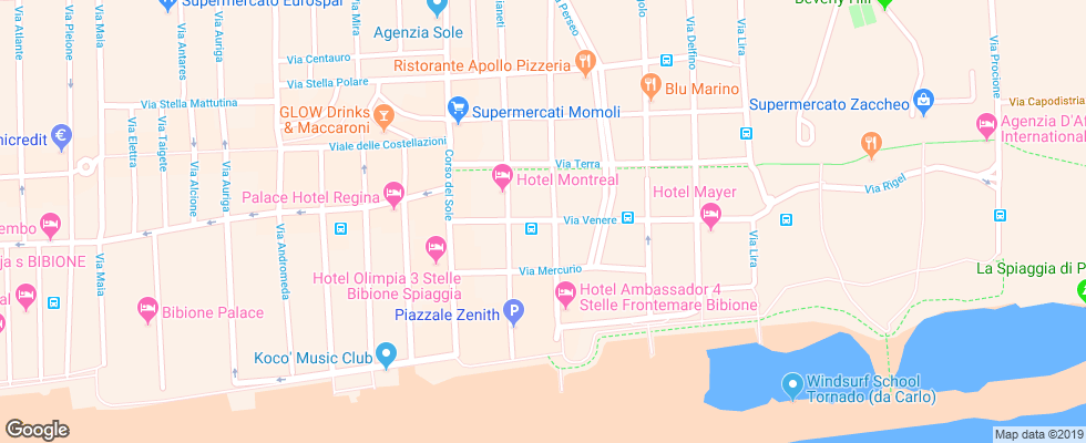Отель Appartamenti Marina Grande на карте Италии