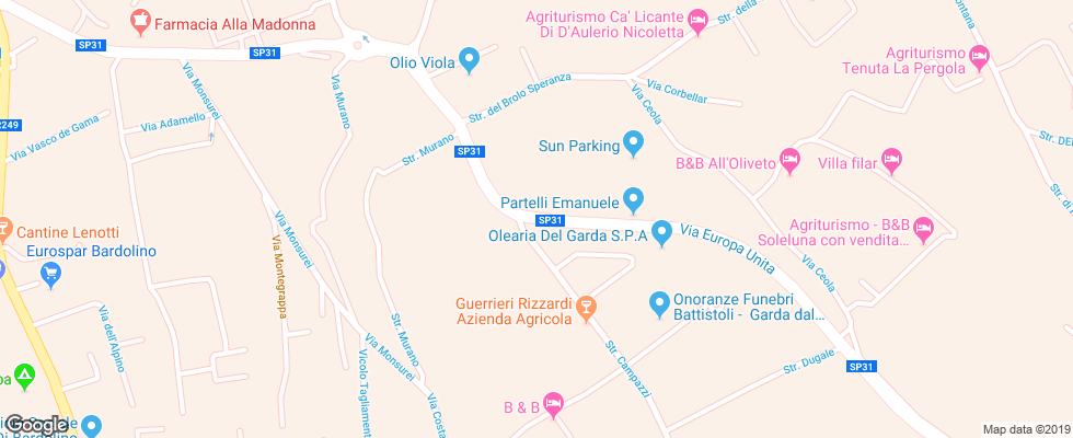 Отель Aqualux Hotel Spa Suite & Terme на карте Италии