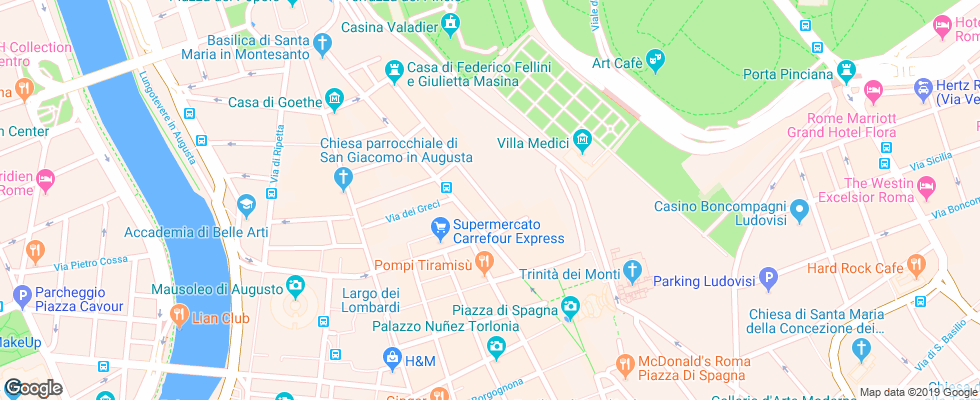 Отель Art Hotel на карте Италии