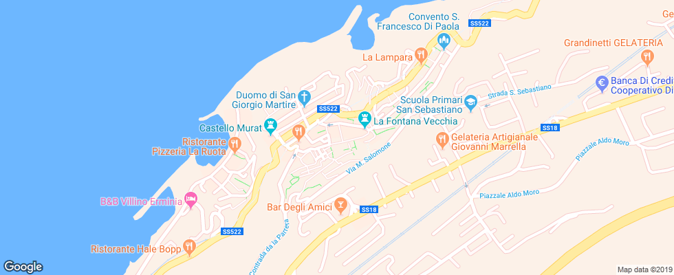 Отель Aw Pizzo Village на карте Италии