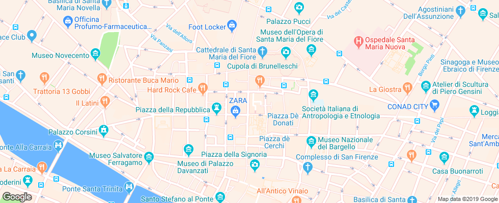 Отель Axial на карте Италии