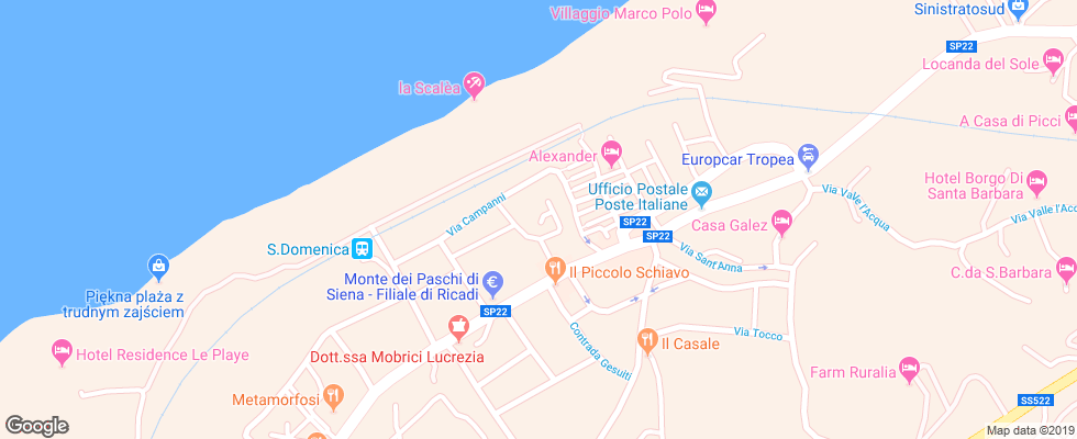 Отель B&b Il Cavaliere на карте Италии