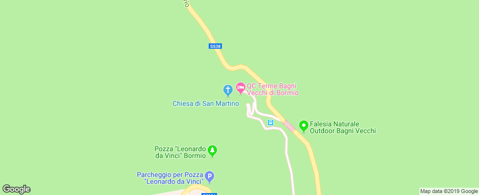 Отель Bagni Vecchi на карте Италии