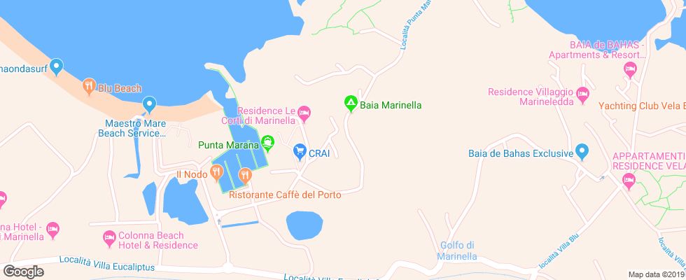 Отель Baia De Bahas Exclusive Apt на карте Италии