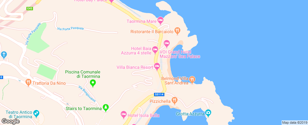 Отель Bay Palace на карте Италии