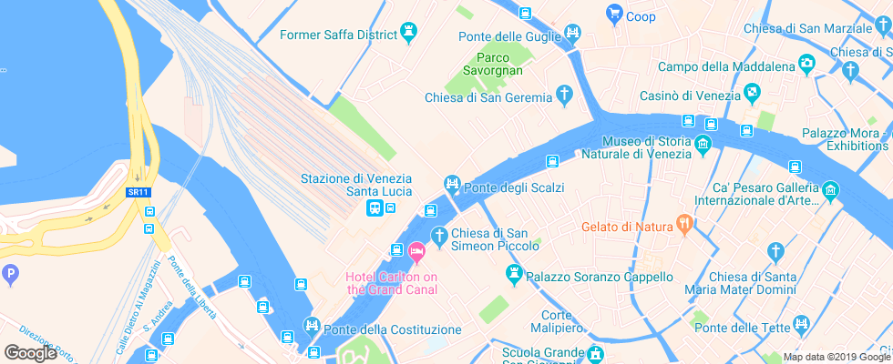 Отель Bellini на карте Италии