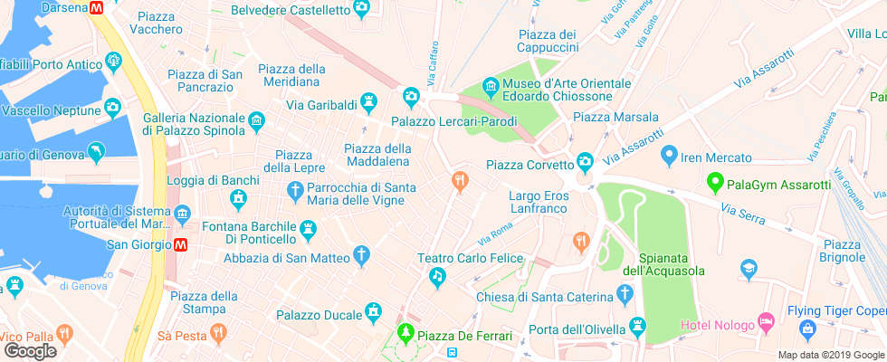 Отель Best Western Metropoli на карте Италии
