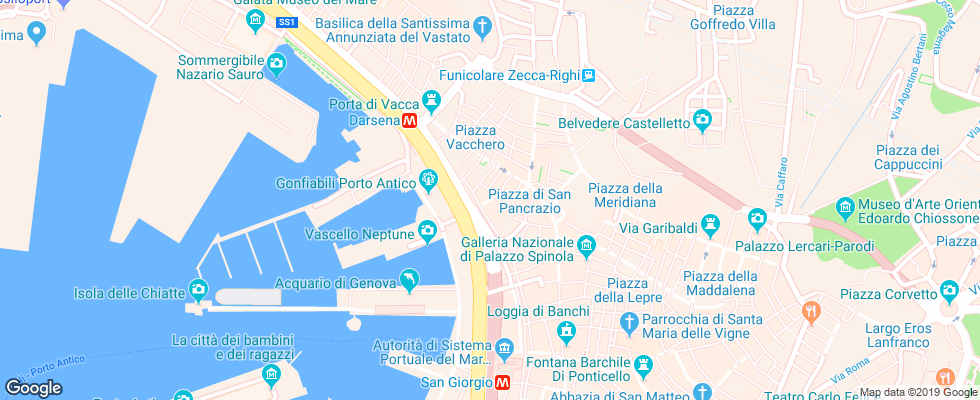 Отель Best Western Porto Antico на карте Италии