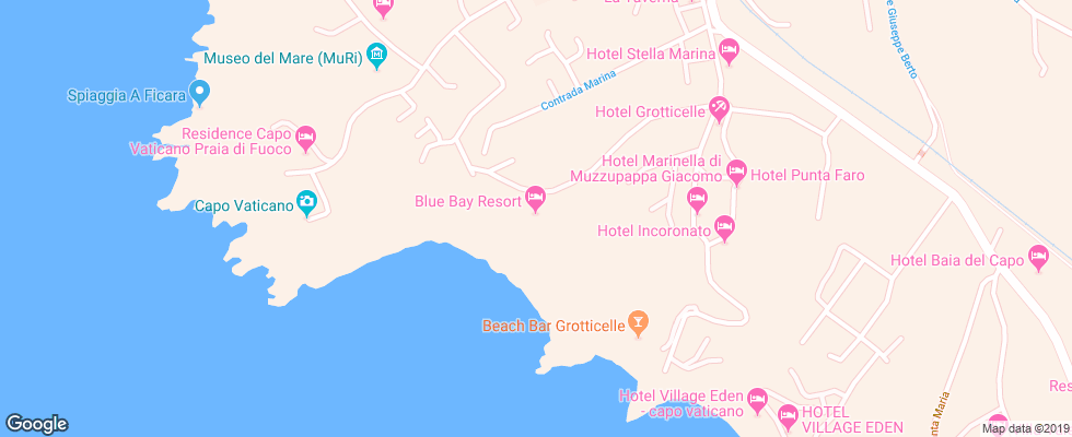 Отель Blue Bay Resort на карте Италии
