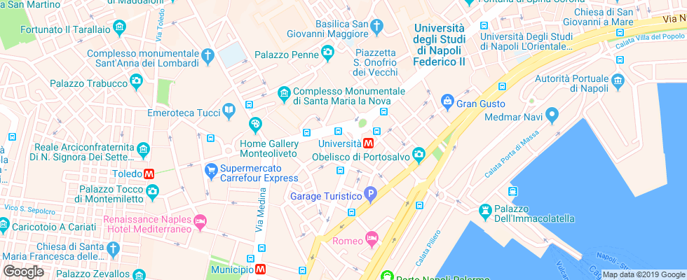 Отель Bovio Suite на карте Италии