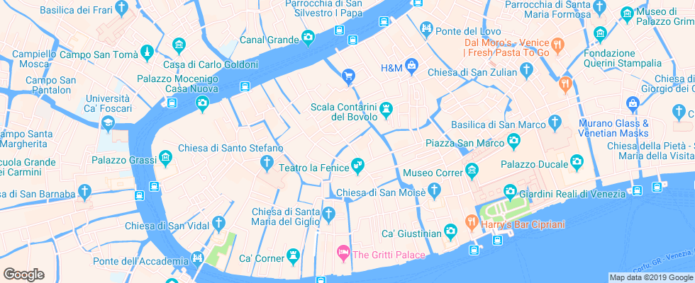 Отель Ca Alvise Hotel Venice на карте Италии