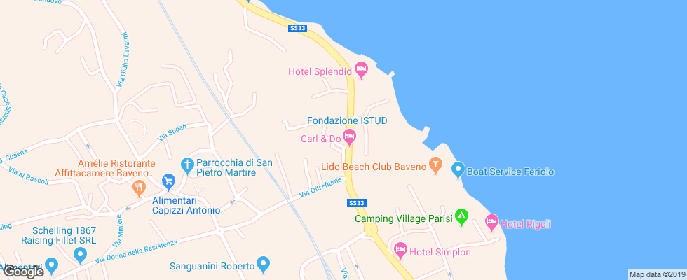 Отель Carl & Do Residence на карте Италии