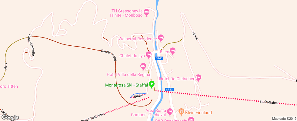 Отель Chalet Du Lys на карте Италии