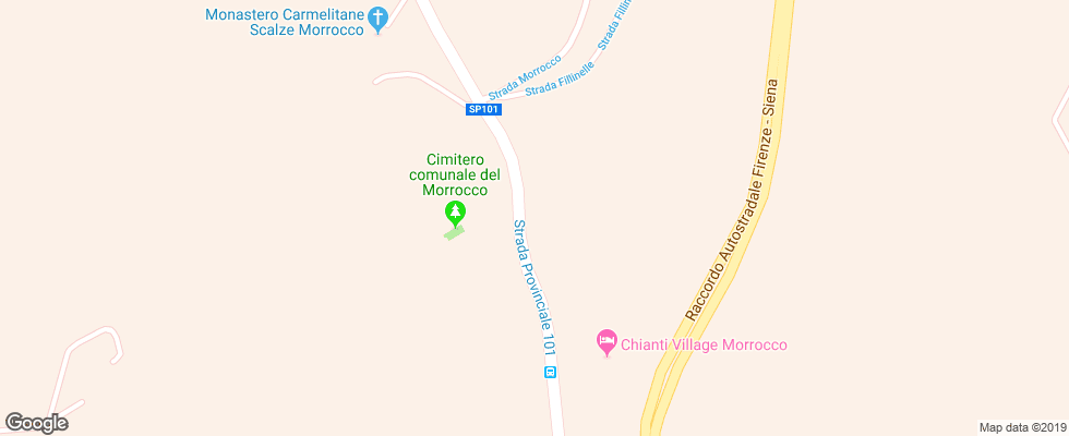Отель Chianti Village Morrocco на карте Италии