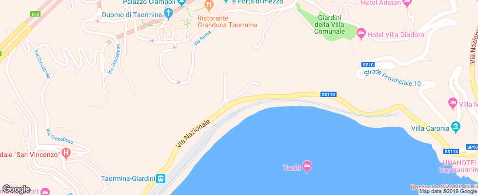 Отель Corallo на карте Италии