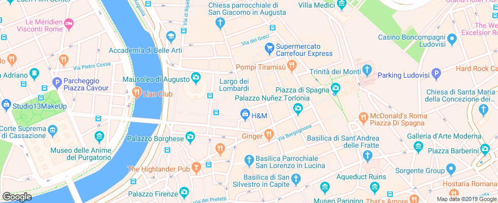 Отель Corso Grand Suite на карте Италии