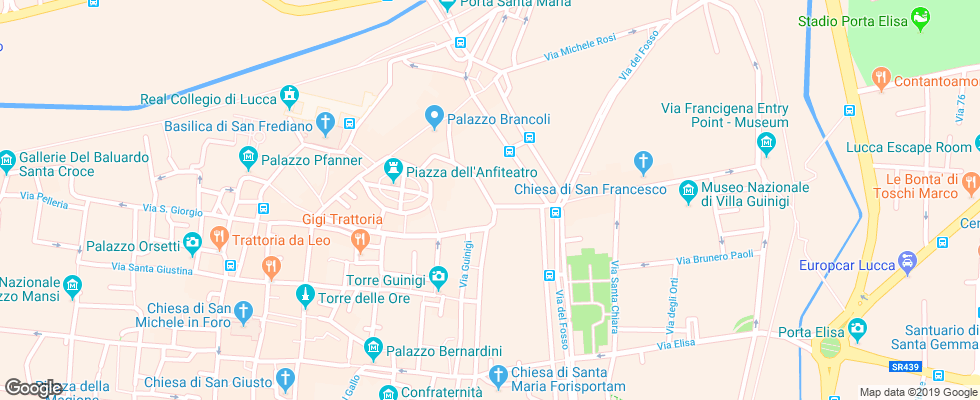 Отель Dimora Dei Guelfi на карте Италии