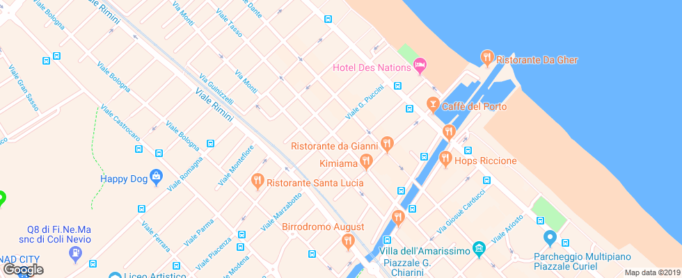 Отель Dory Suite на карте Италии