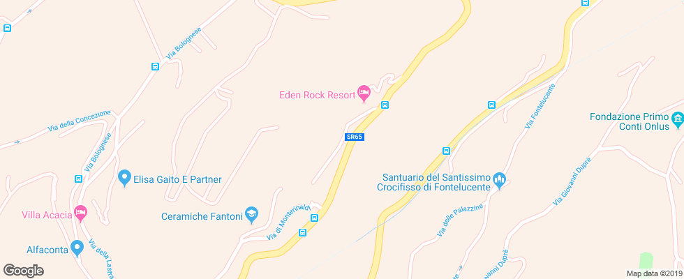 Отель Eden Rock Resort на карте Италии
