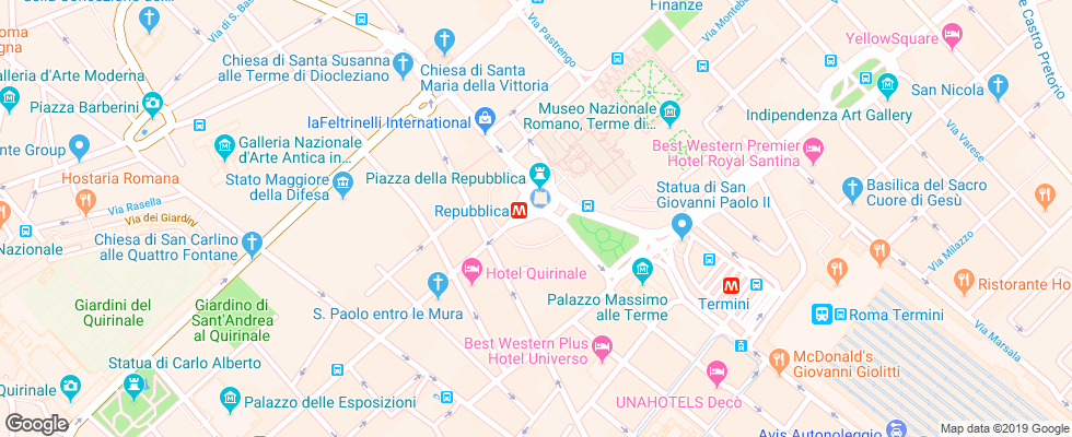 Отель Exedra Boscolo на карте Италии