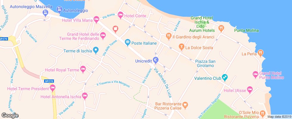 Отель Felix Terme на карте Италии
