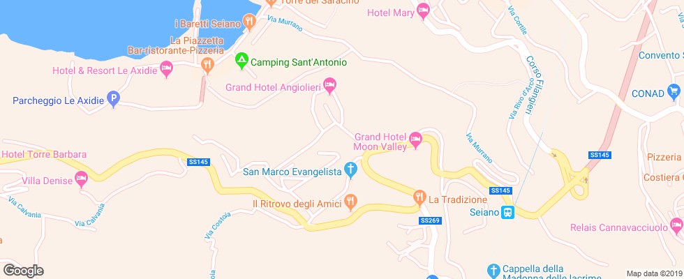 Отель Grand Hotel Angiolieri на карте Италии