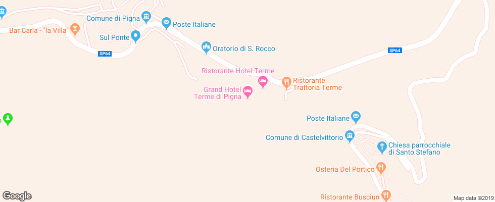 Отель Grand Hotel Antiche Terme & Spa на карте Италии
