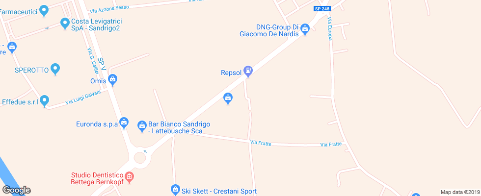 Отель Il Canova на карте Италии