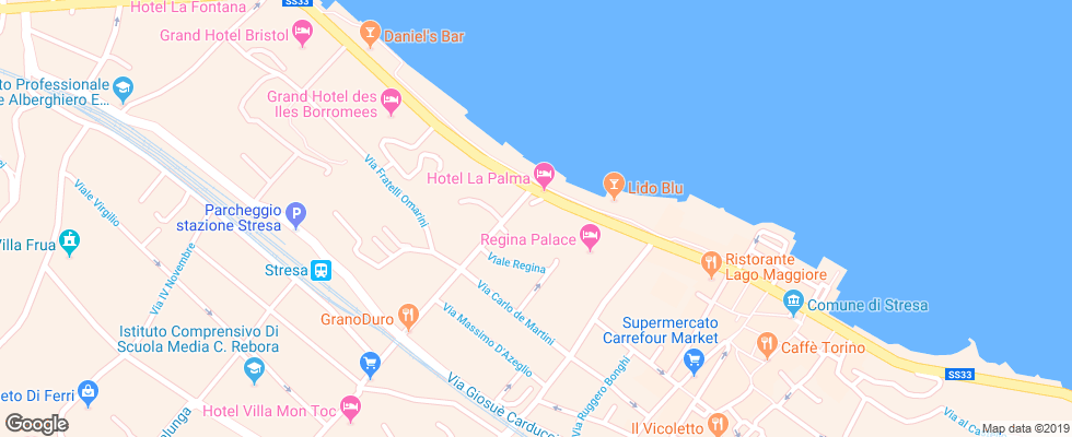 Отель La Palma Majore на карте Италии