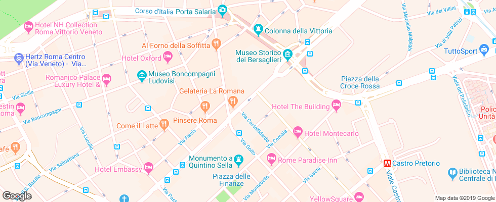 Отель Leon S Place на карте Италии