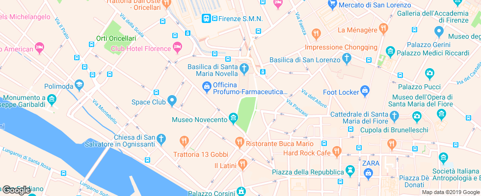 Отель Lorologio на карте Италии