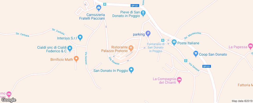Отель Malaspina на карте Италии