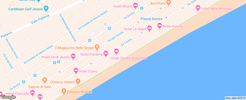 Отель Monaco & Quisisana на карте Италии