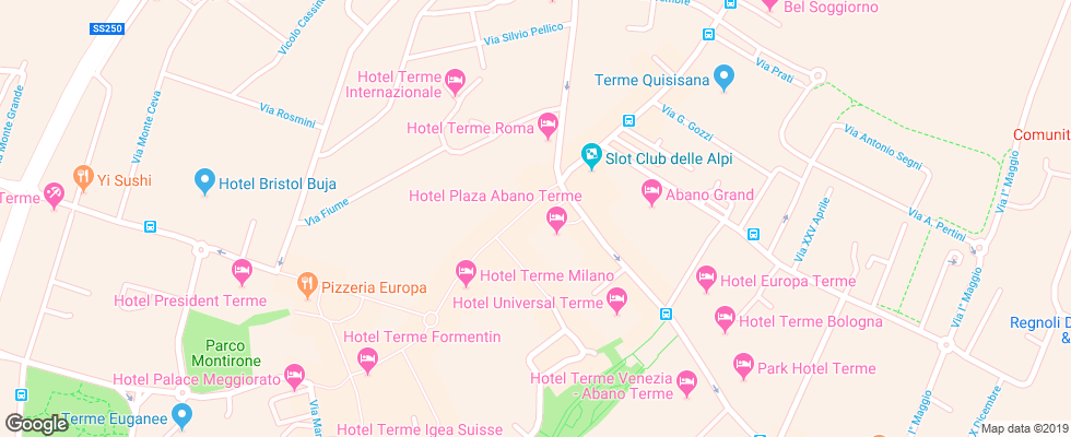 Отель Panoramic Plaza на карте Италии