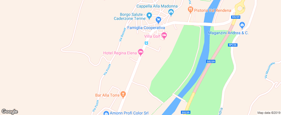 Отель Parco Hotel Terme Regina Elena на карте Италии