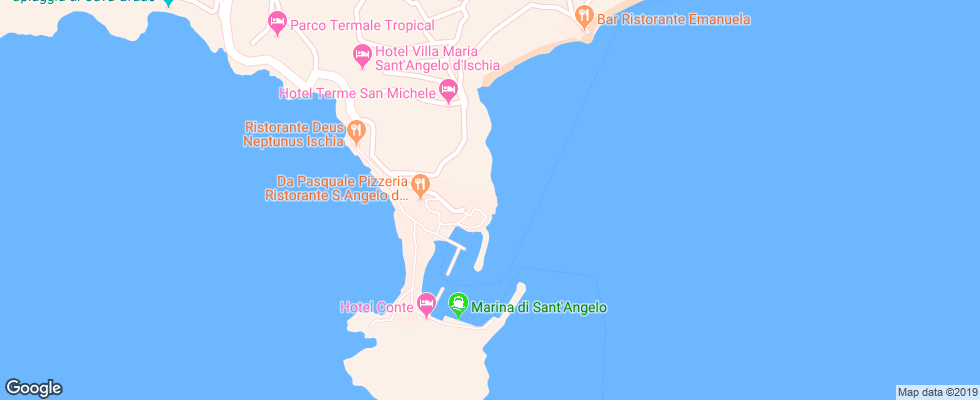 Отель Park Hotel Miramare Sea Resort & Spa на карте Италии