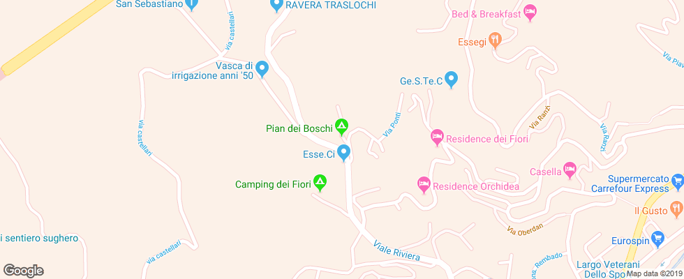 Отель Pian Dei Boschi Apt на карте Италии