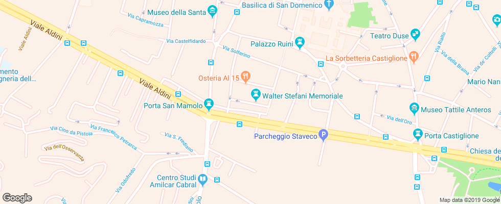 Отель Porta San Mamolo на карте Италии