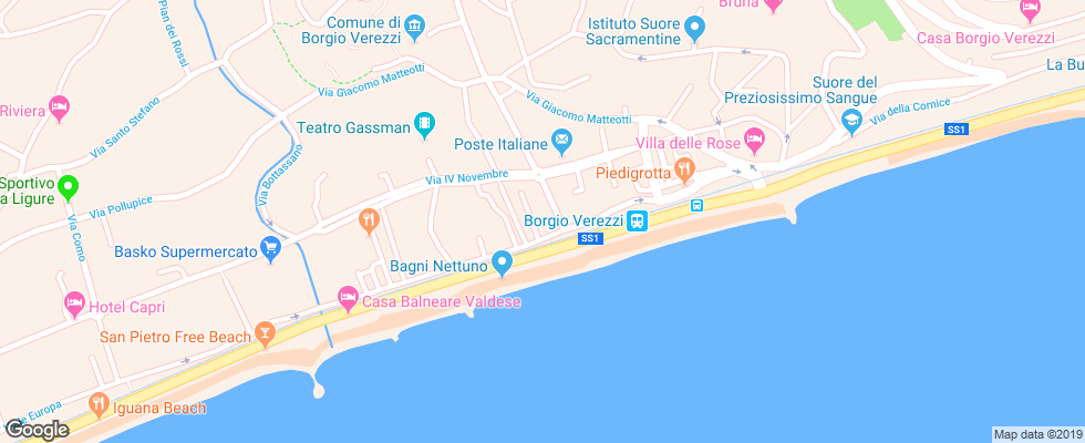 Отель Residence Villa Gloria на карте Италии