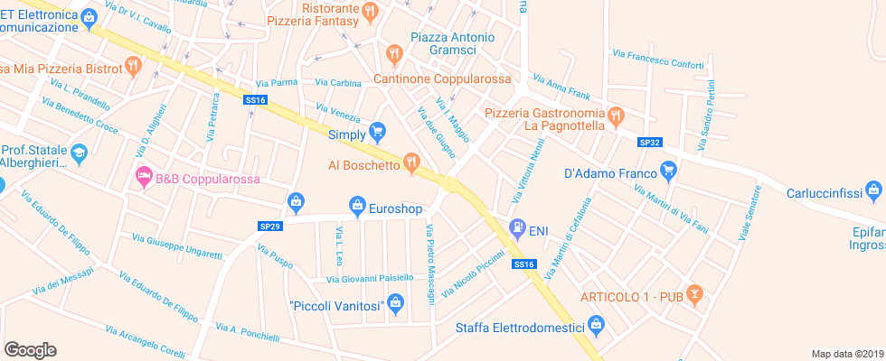 Отель Riva Marina Resort на карте Италии