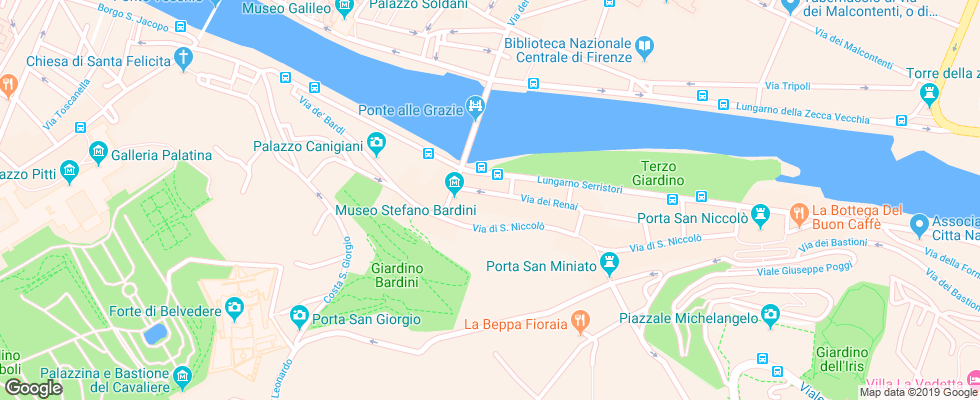 Отель Silla на карте Италии