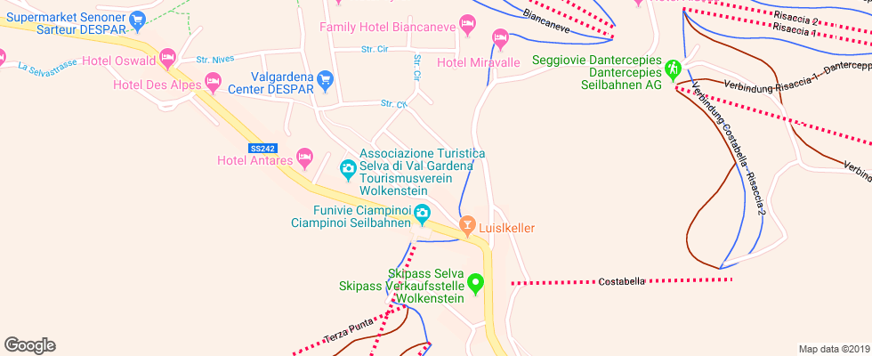 Отель Solaia на карте Италии