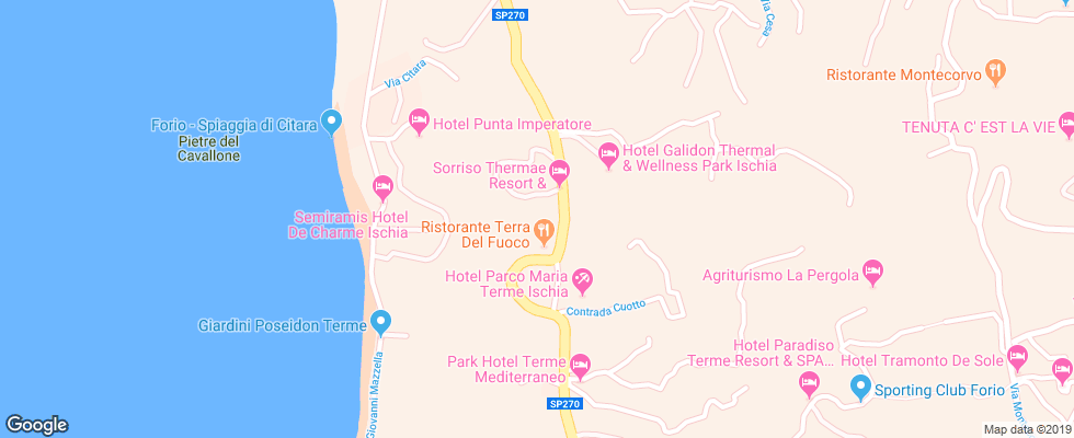 Отель Sorriso Exclusive на карте Италии