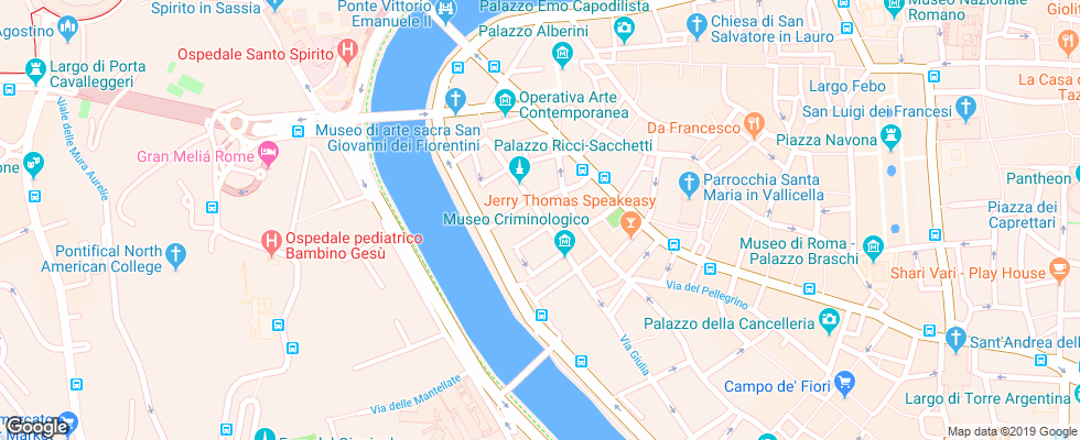 Отель St. George на карте Италии