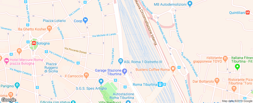 Отель Titina B&b на карте Италии