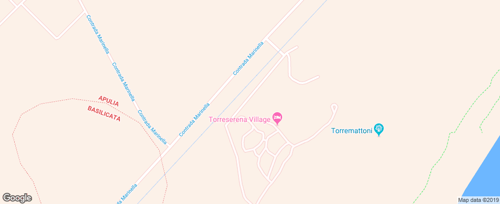 Отель Torreserena Village на карте Италии