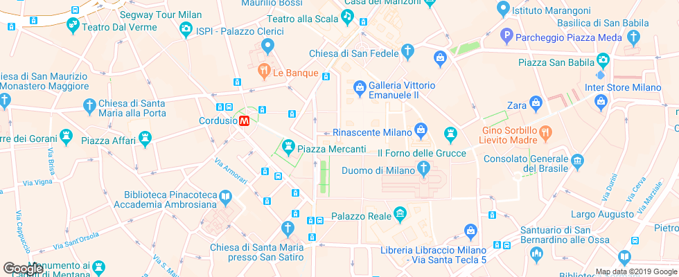 Отель Townhouse Duomo на карте Италии